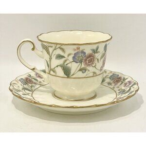 Noritake La Prada Cup & Saucer Bone China Japan Teacup 4703 Floral